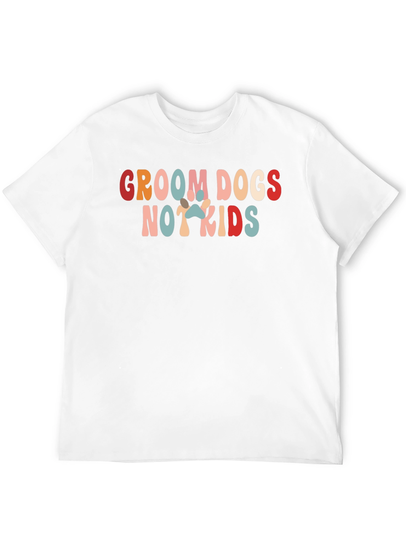 Groom Dogs Not Kids Graphic Tee