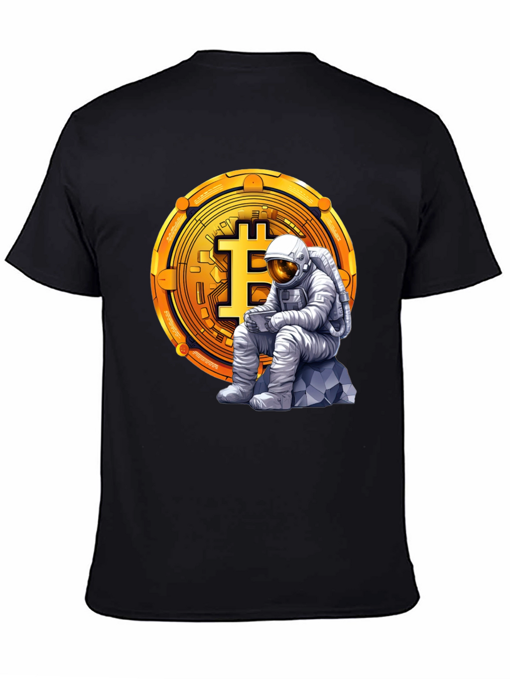 Bitcoin Astronaut Graphic T-Shirt