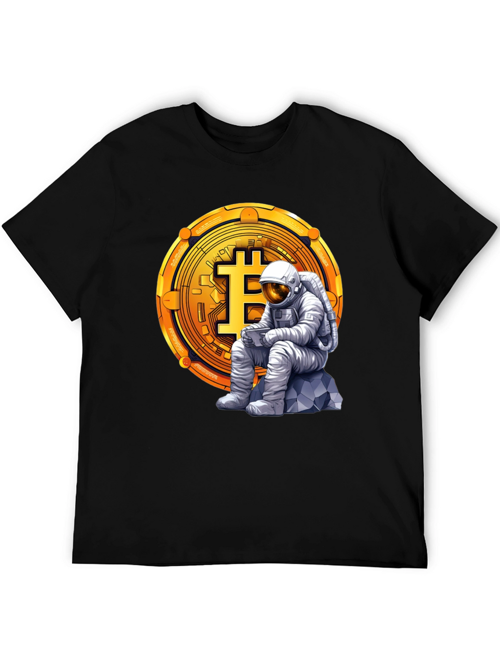 Bitcoin Astronaut Graphic T-Shirt