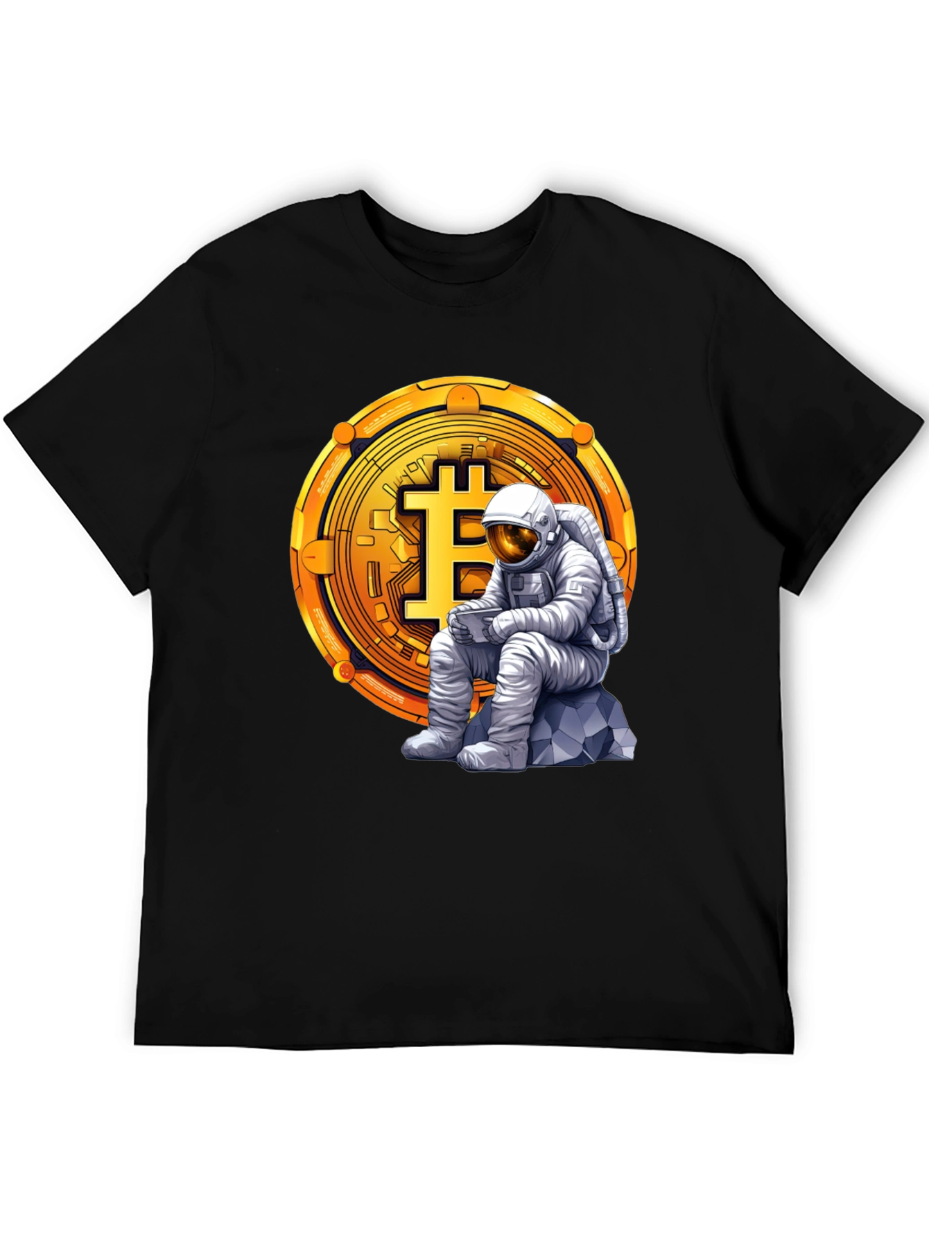 Bitcoin Astronaut Graphic T-Shirt