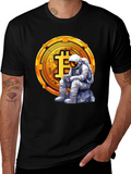 Bitcoin Astronaut Graphic T-Shirt