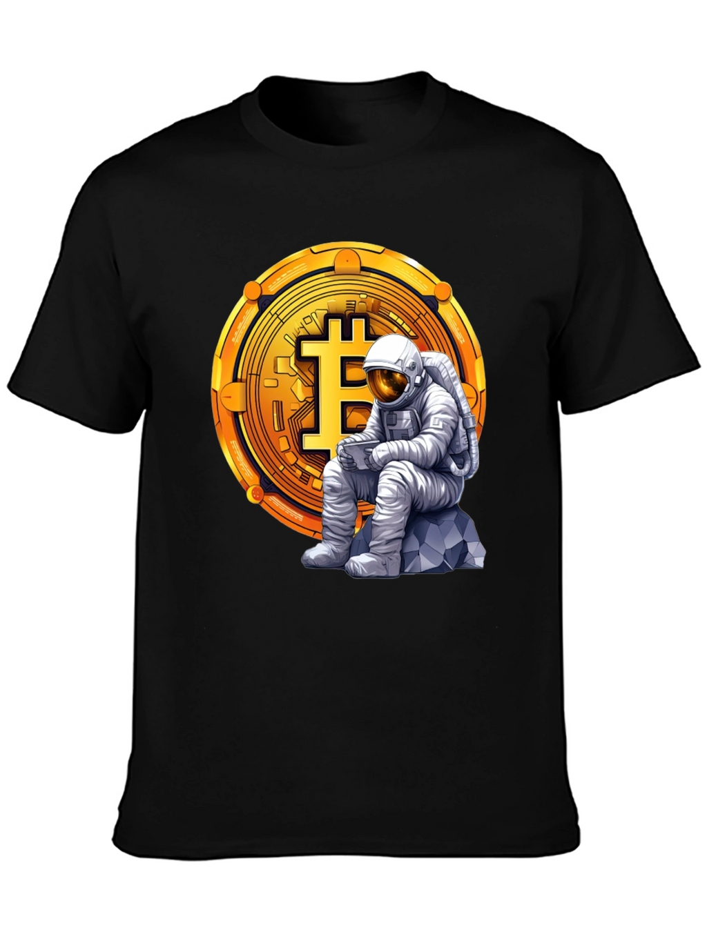 Bitcoin Astronaut Graphic T-Shirt