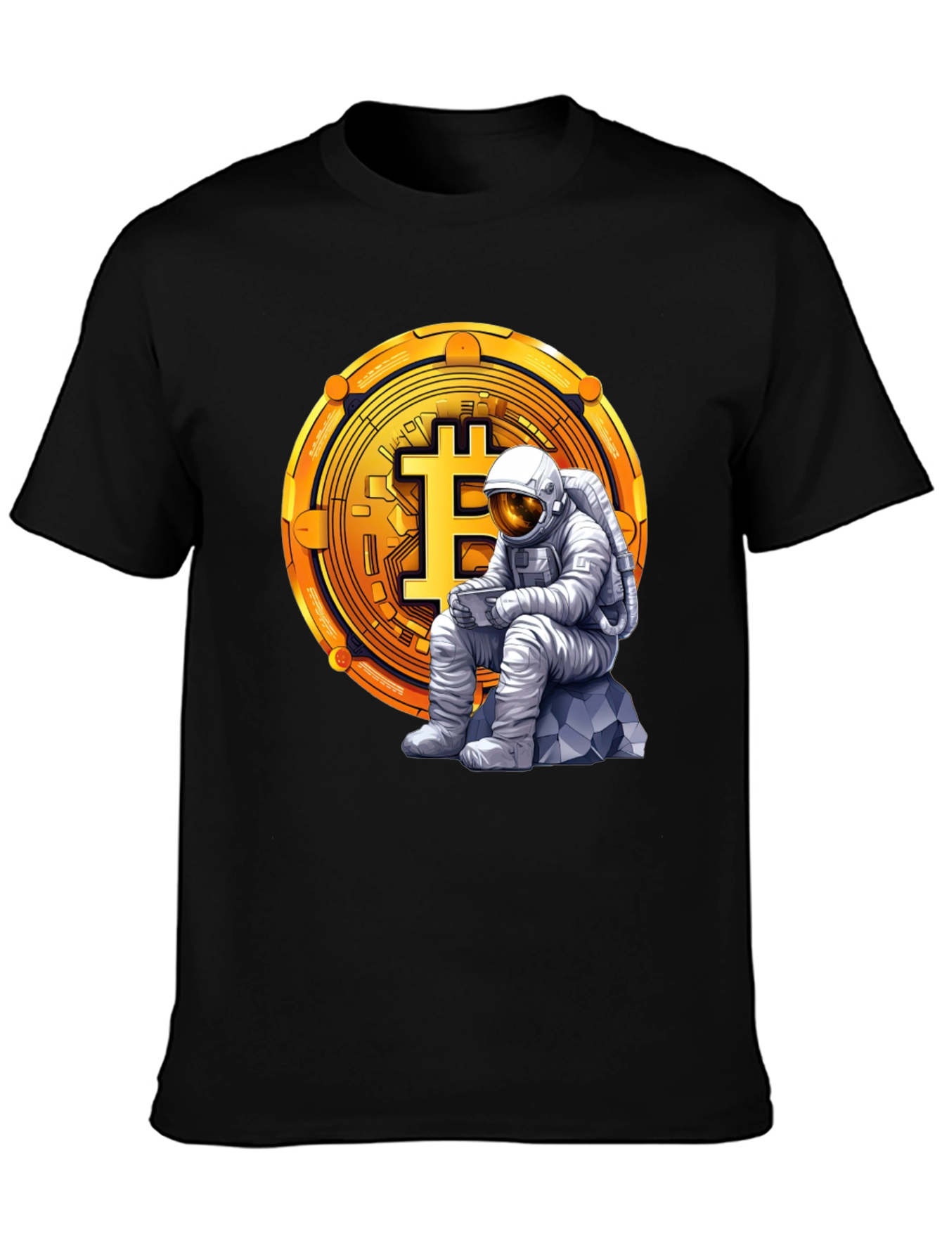 Bitcoin Astronaut Graphic T-Shirt