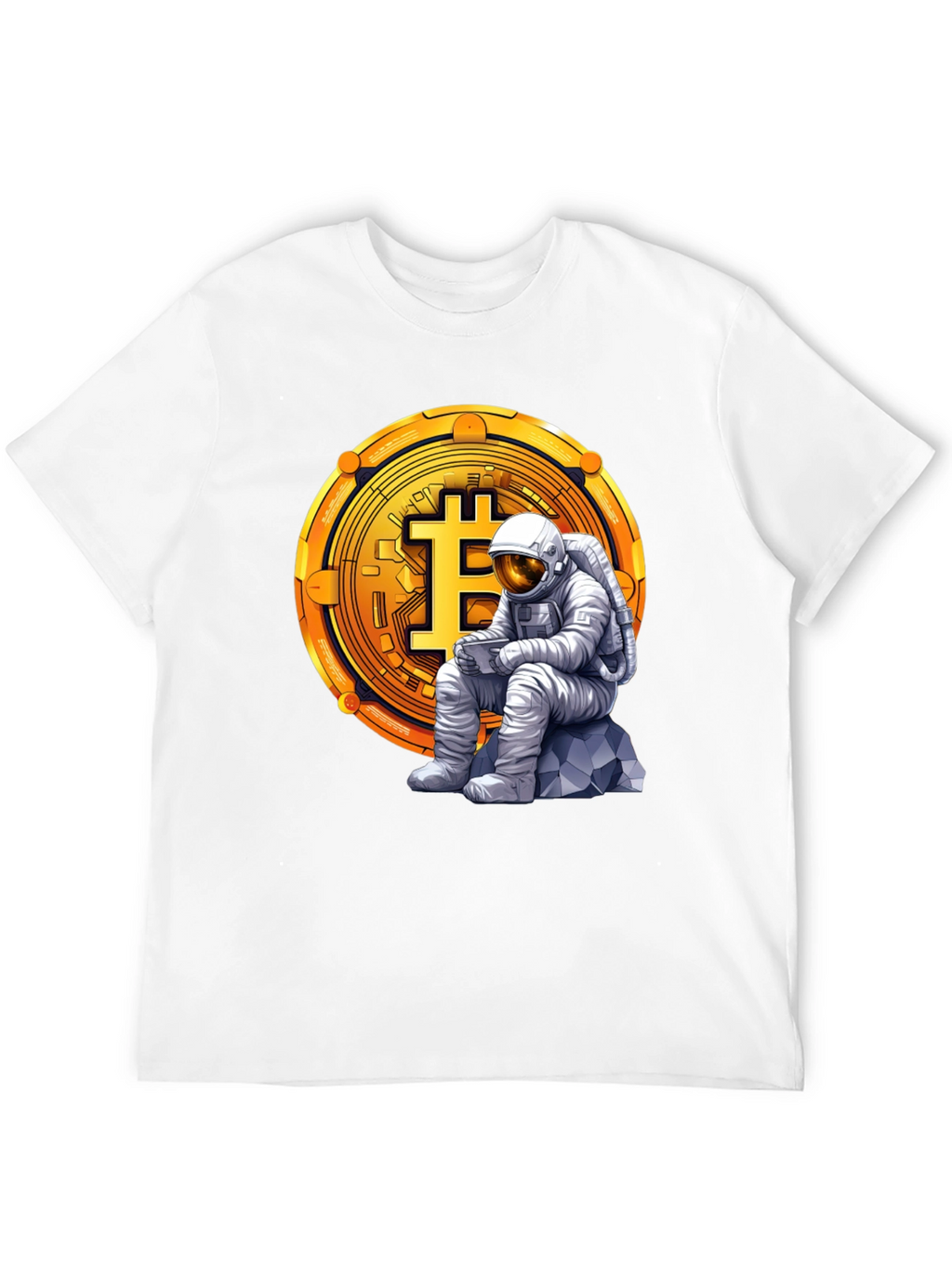Bitcoin Astronaut Graphic T-Shirt