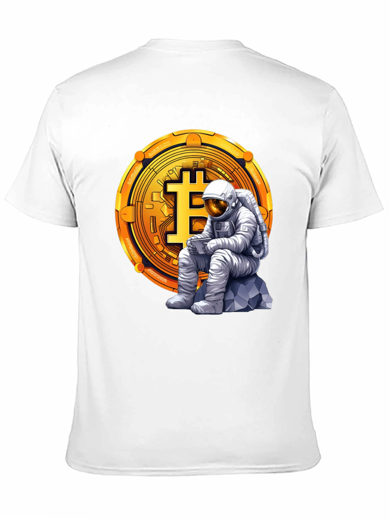 Bitcoin Astronaut Graphic T-Shirt