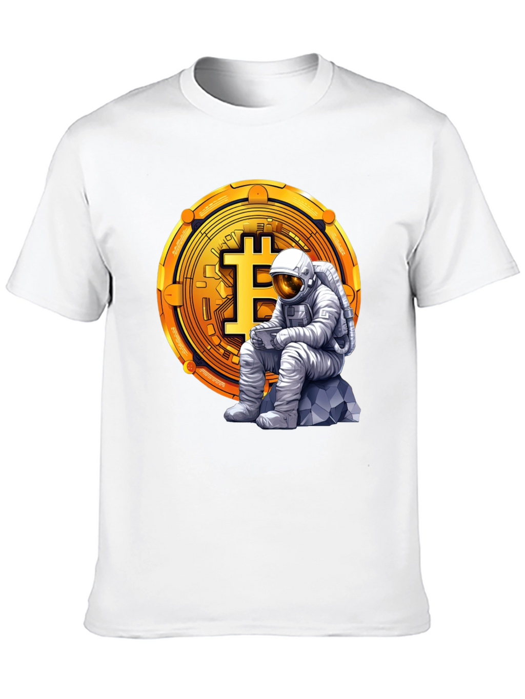 Bitcoin Astronaut Graphic T-Shirt