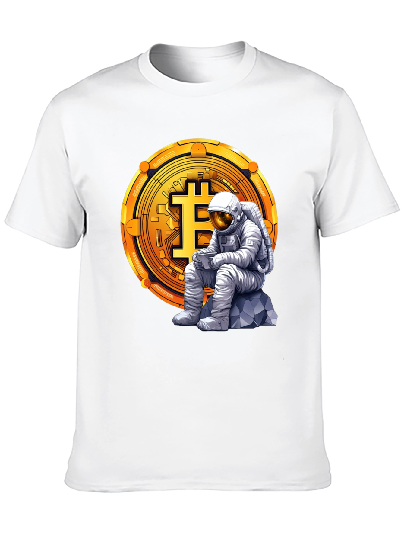 Bitcoin Astronaut Graphic T-Shirt