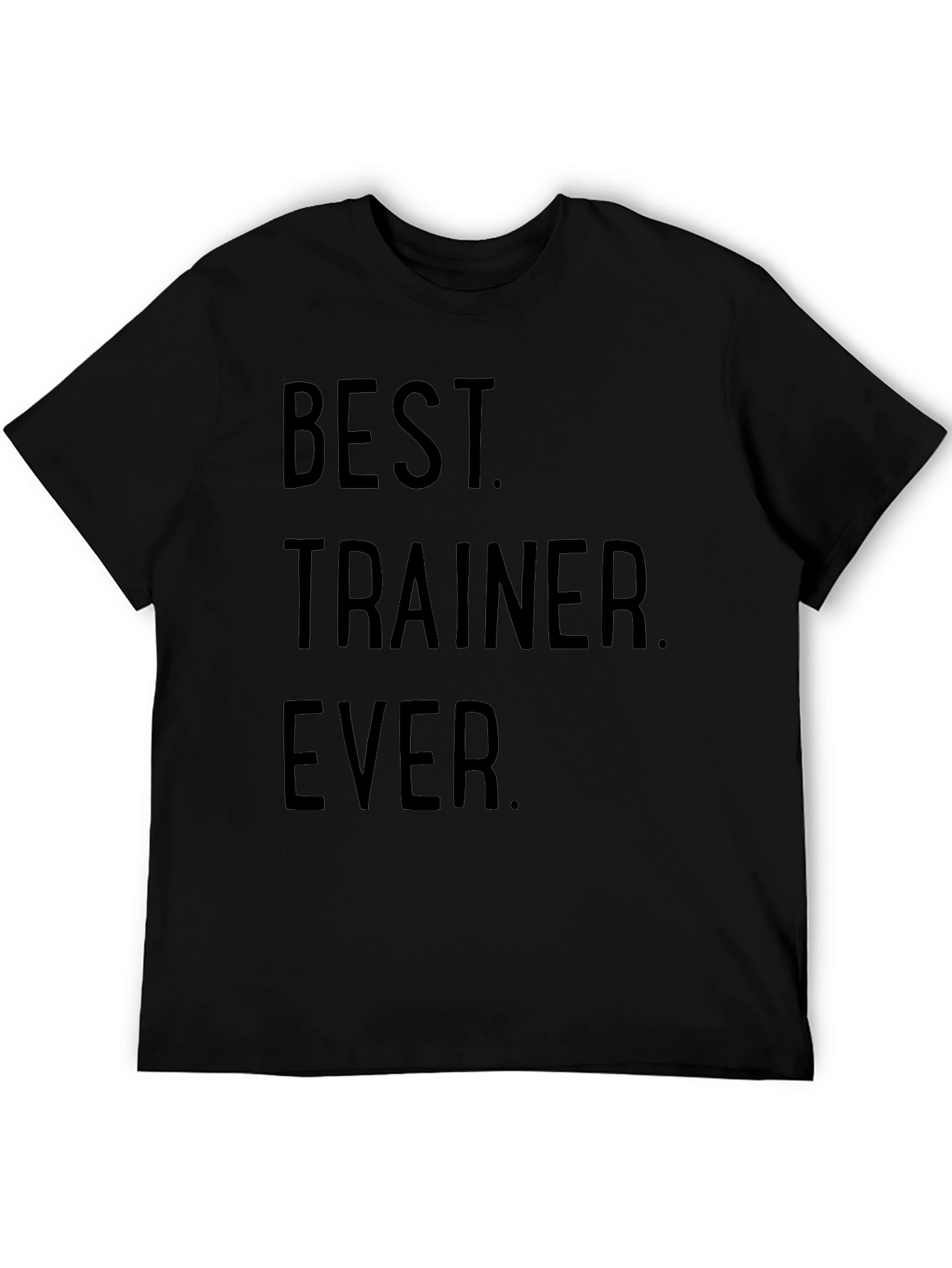 Best Trainer Ever Black Graphic Tee