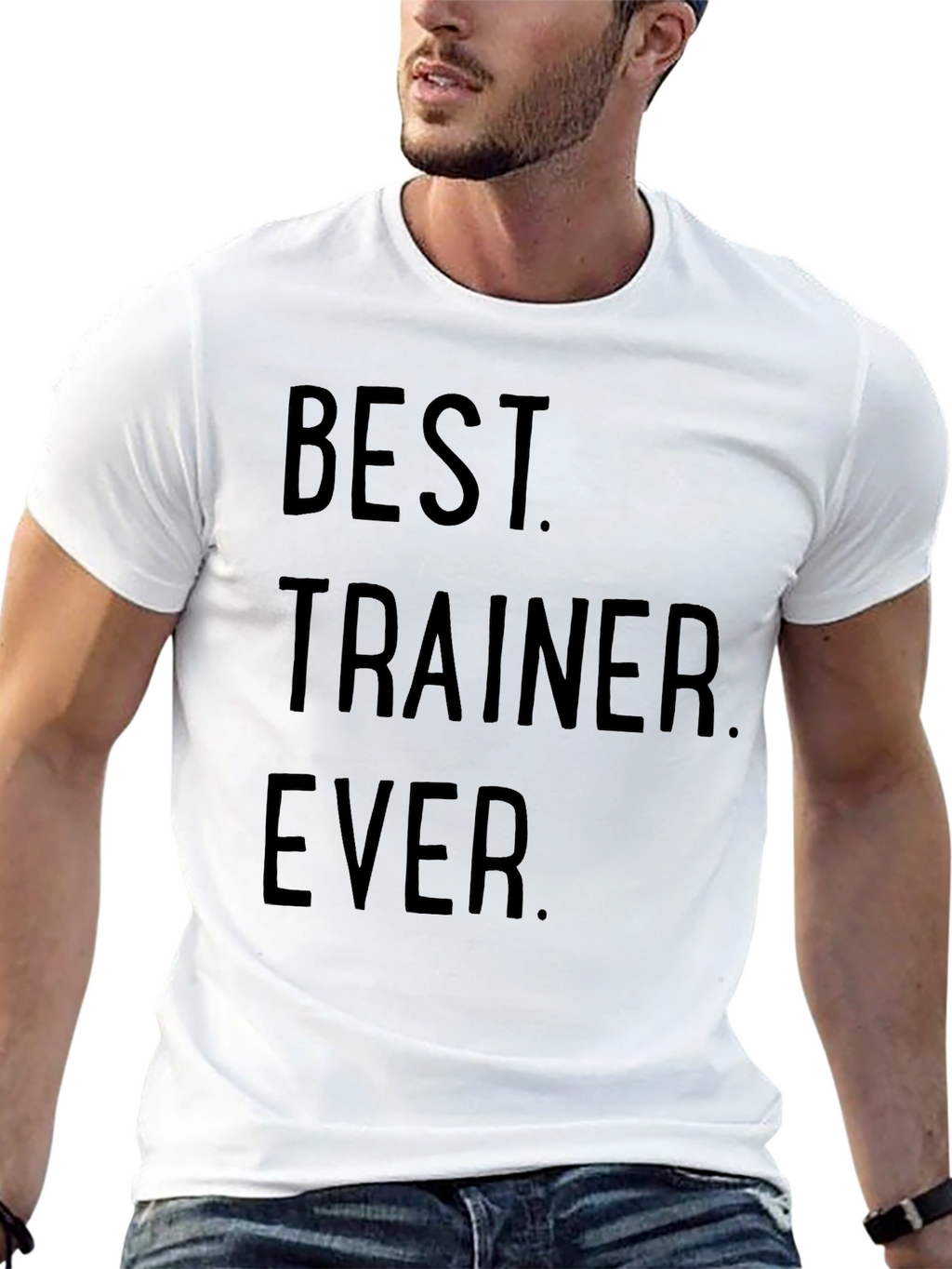 Best Trainer Ever Black Graphic Tee