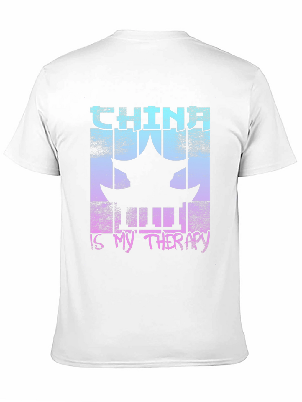 China Therapy T-Shirt Asian Pagoda Graphic Tee