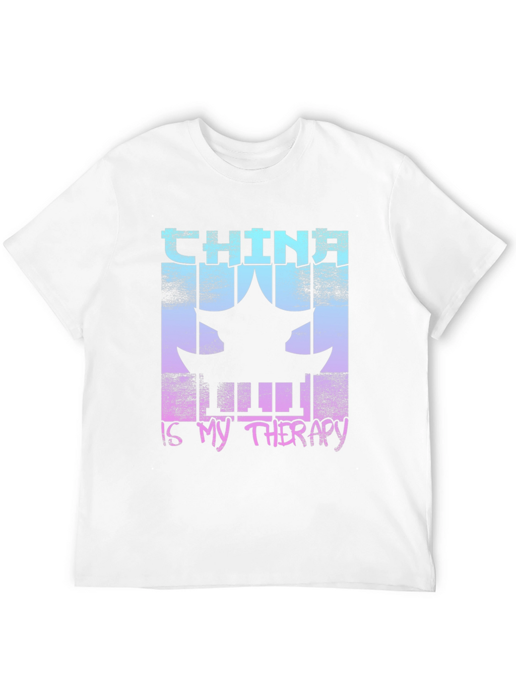 China Therapy T-Shirt Asian Pagoda Graphic Tee