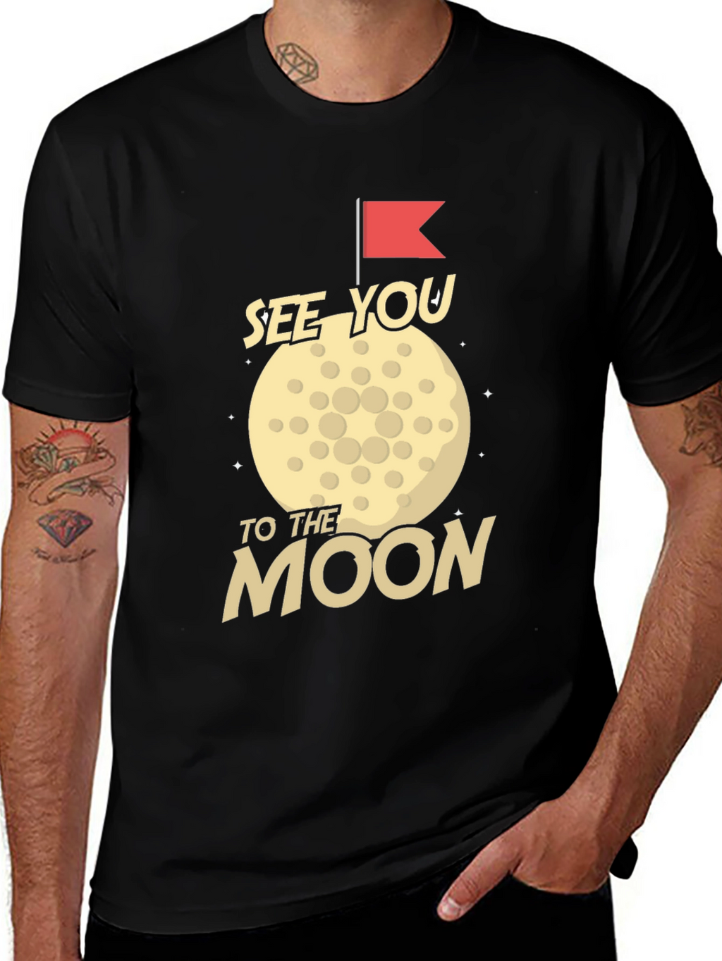 See You to the Moon Graphic T-Shirt