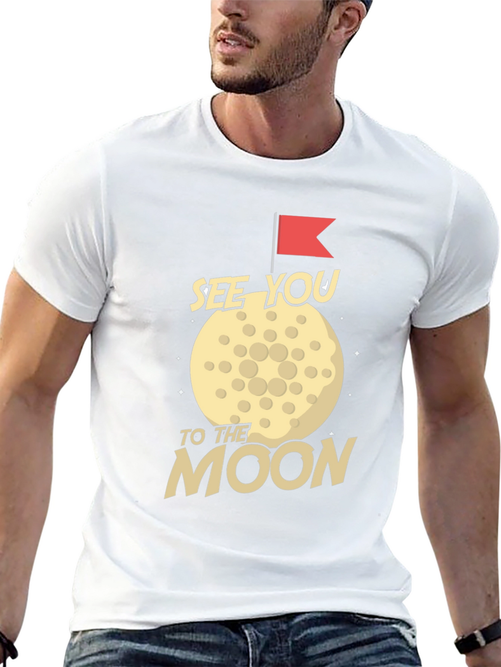 See You to the Moon Graphic T-Shirt