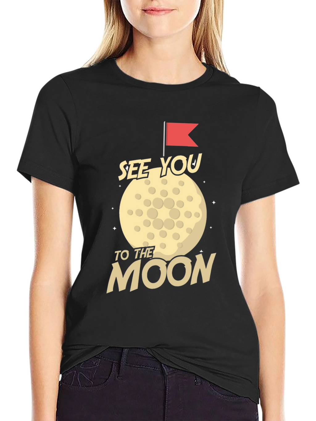 See You to the Moon Graphic T-Shirt