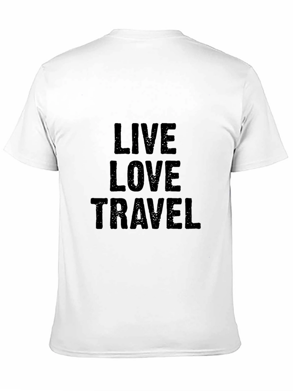 Live Love Travel Black Graphic Tee