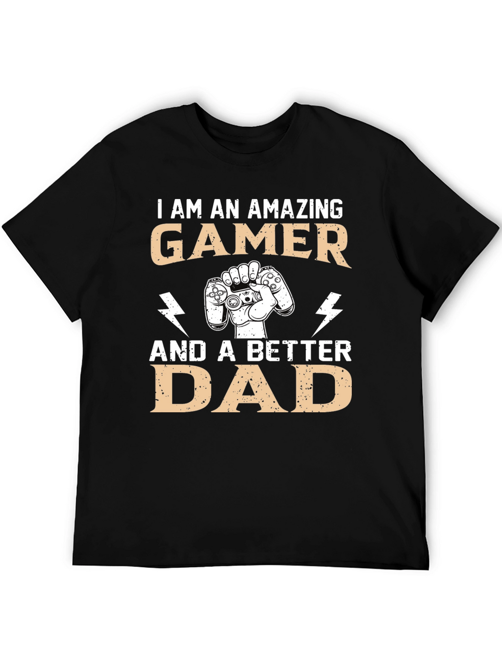 Amazing Gamer Dad Graphic T-Shirt