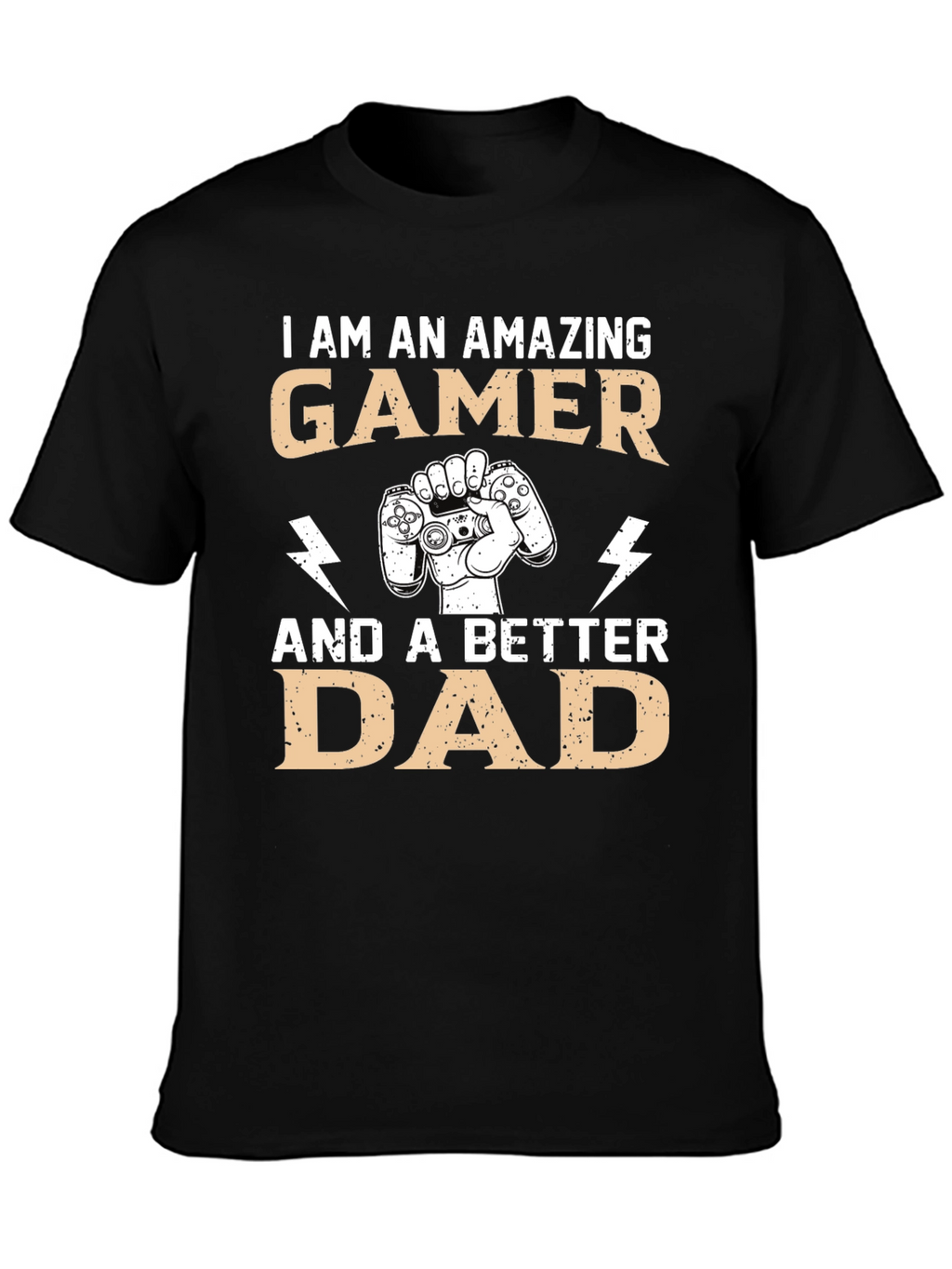 Amazing Gamer Dad Graphic T-Shirt