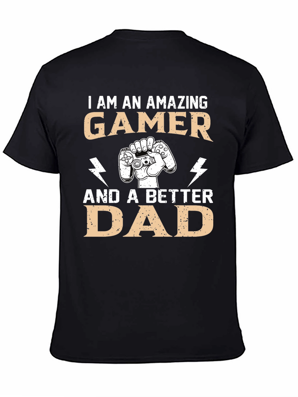 Amazing Gamer Dad Graphic T-Shirt
