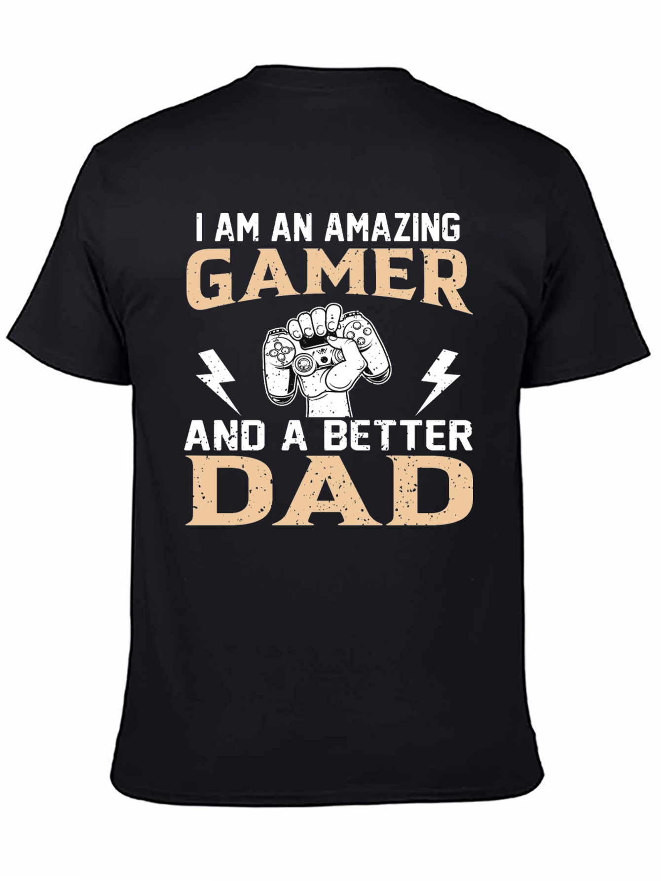 Amazing Gamer Dad Graphic T-Shirt
