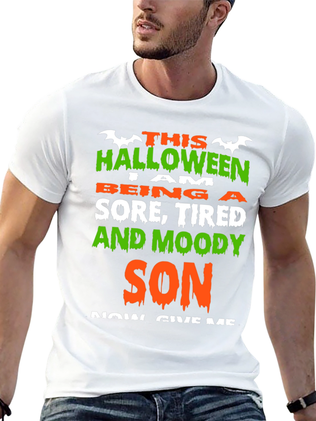 Halloween Sore Tired & Moody Son T-Shirt