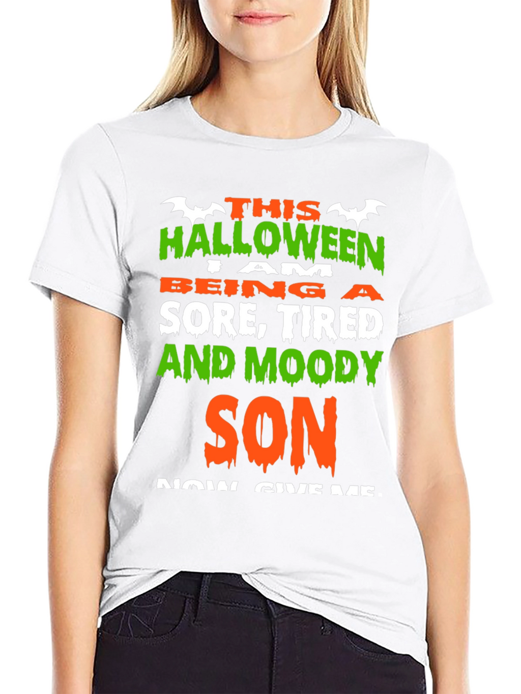 Halloween Sore Tired & Moody Son T-Shirt