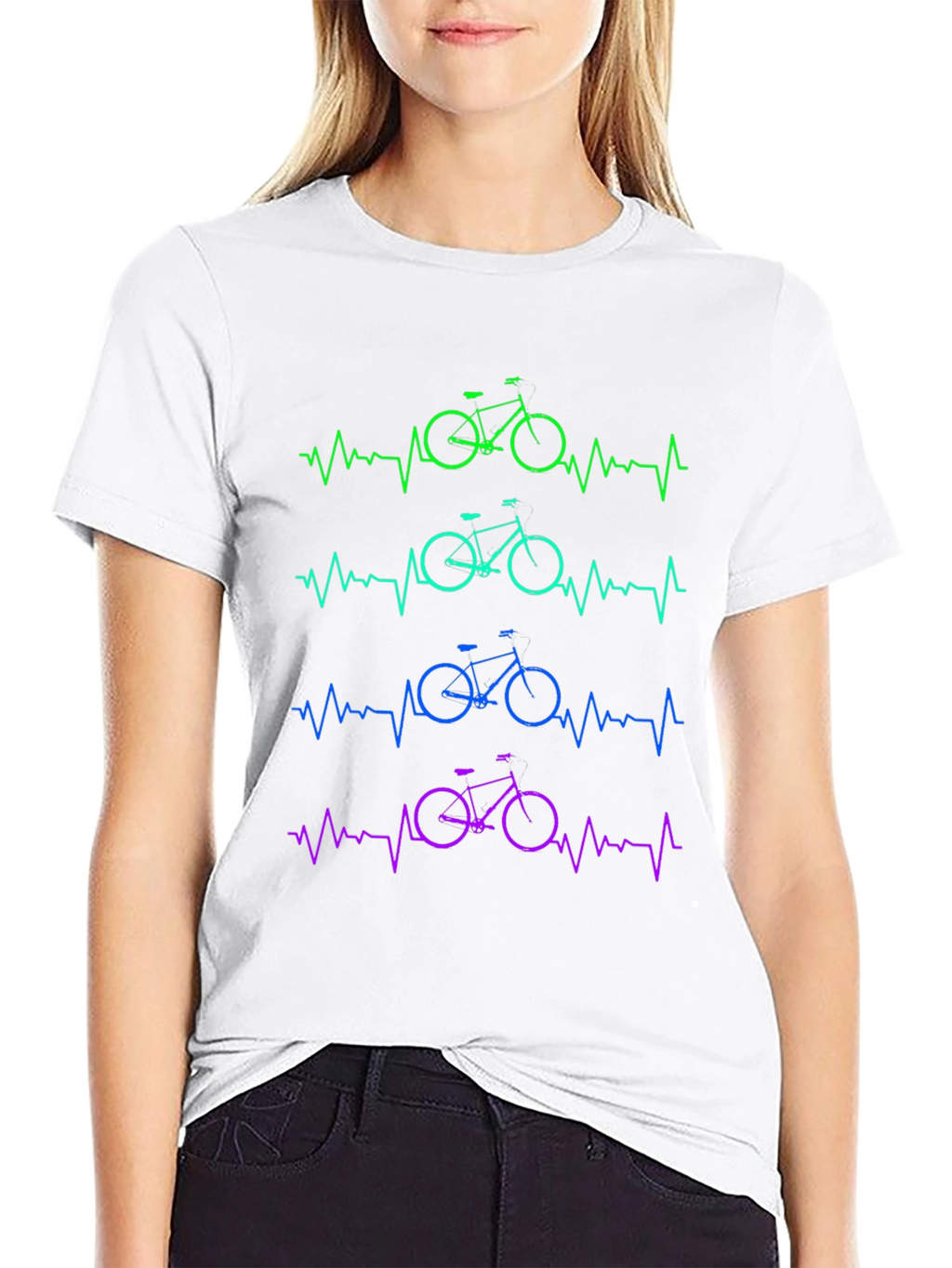 Heartbeat Bike Graphic Tee