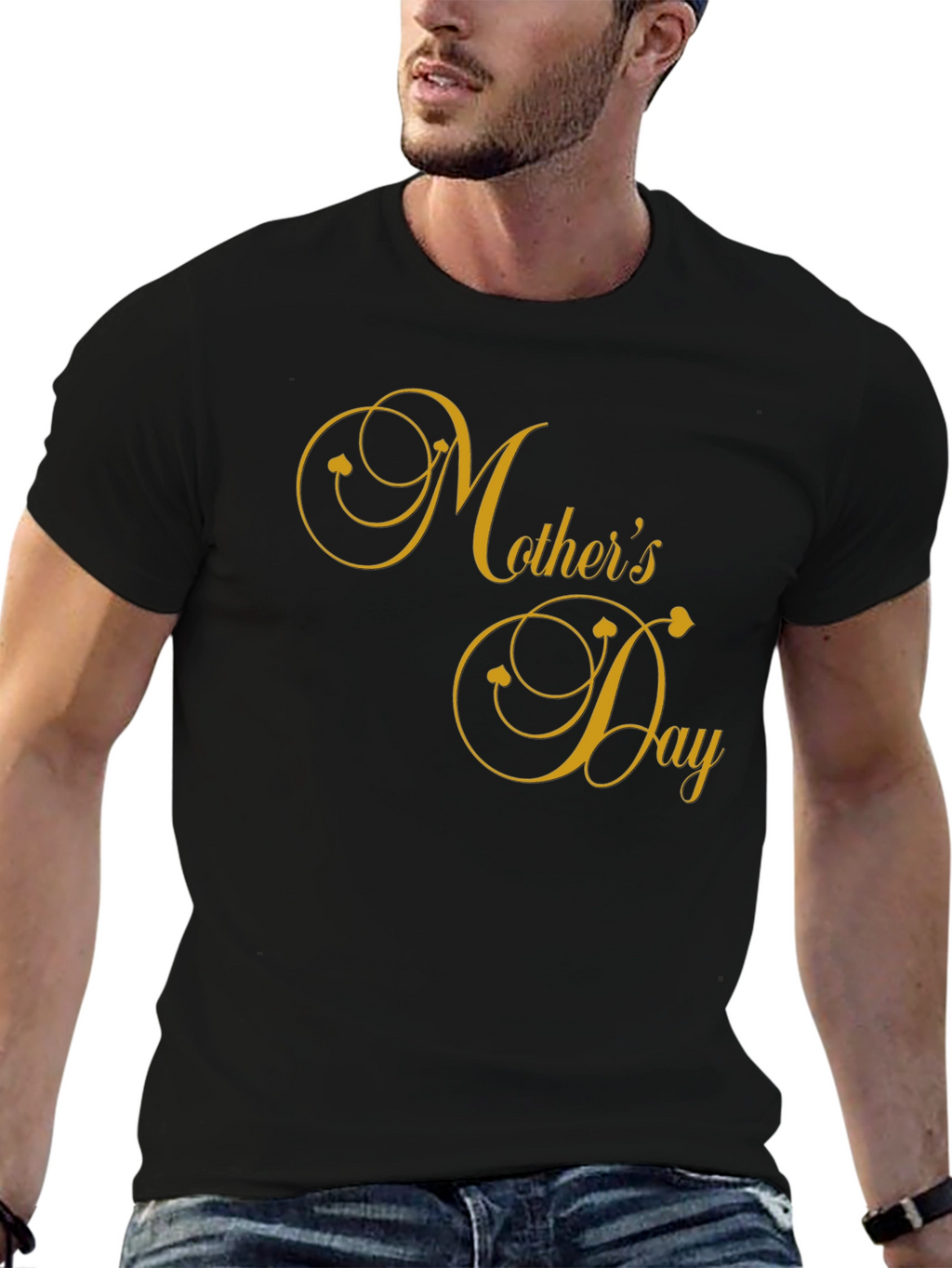 Mothers Day T-Shirt - Stylish Black Tee