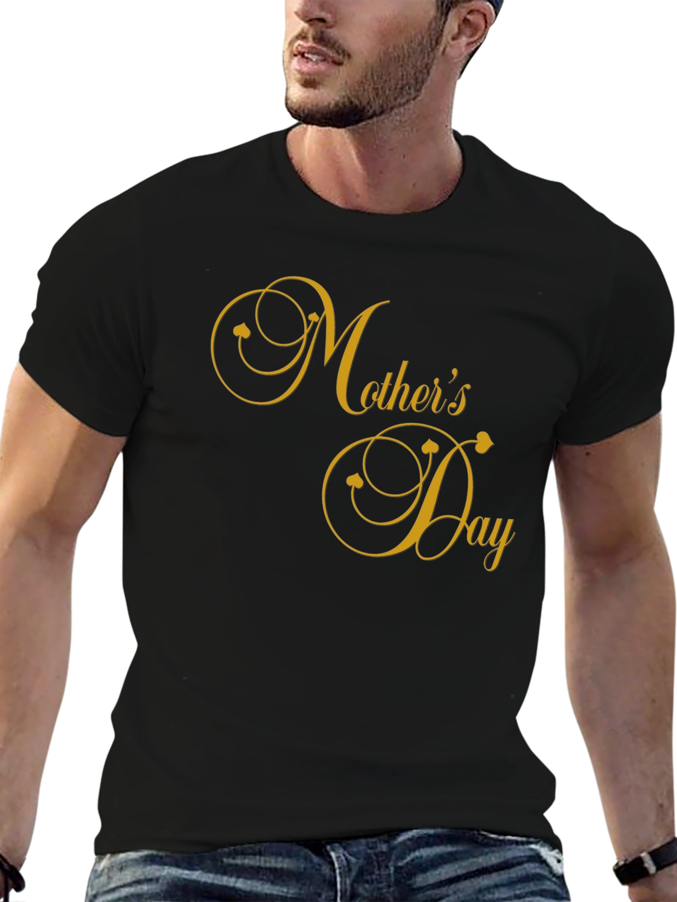 Mothers Day T-Shirt - Stylish Black Tee