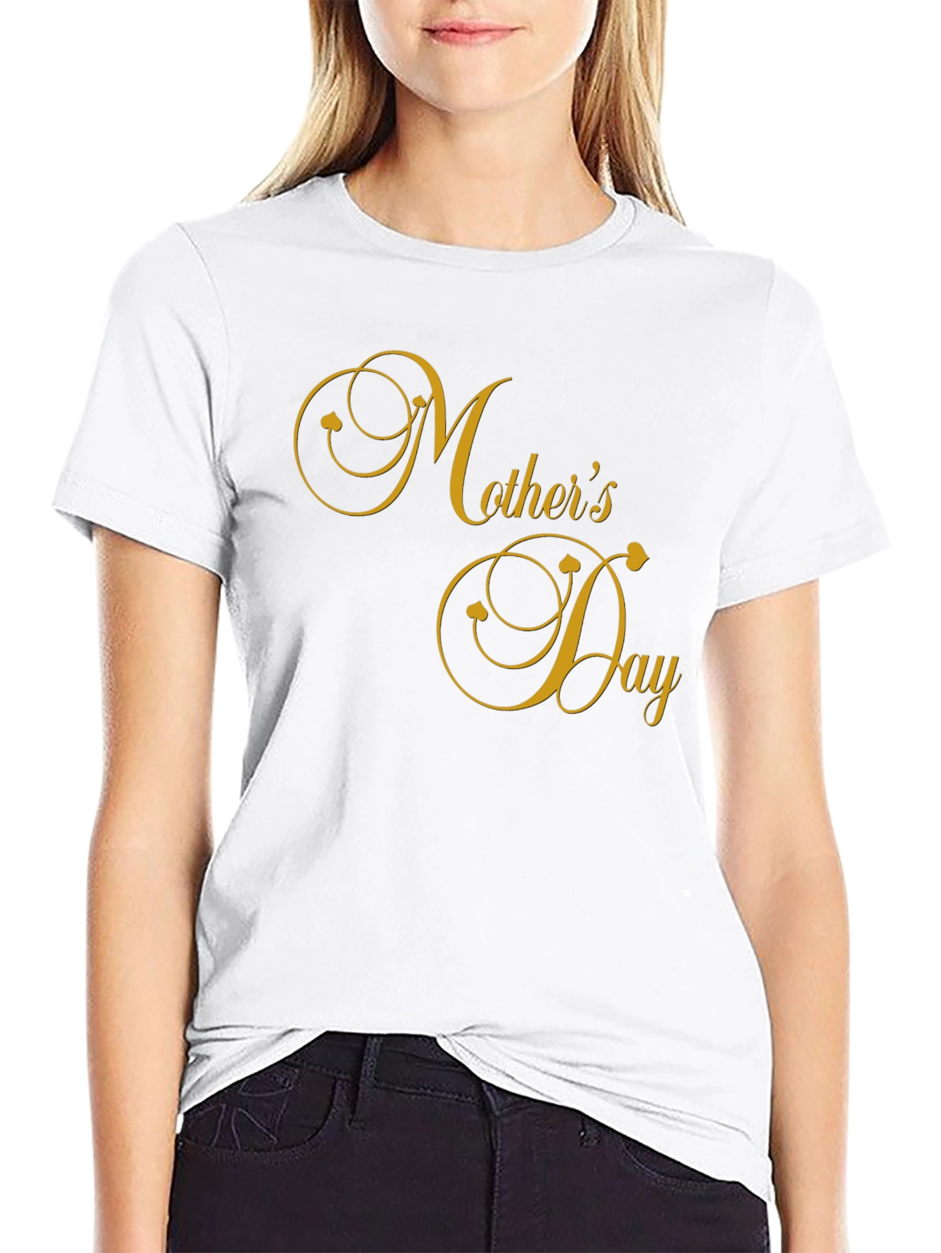 Mothers Day T-Shirt - Stylish Black Tee