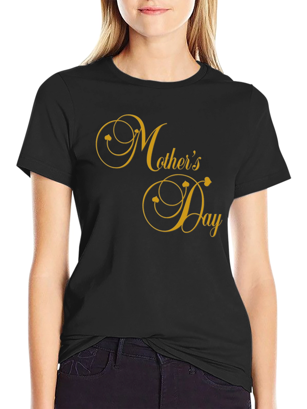 Mothers Day T-Shirt - Stylish Black Tee