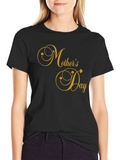 Mothers Day T-Shirt - Stylish Black Tee