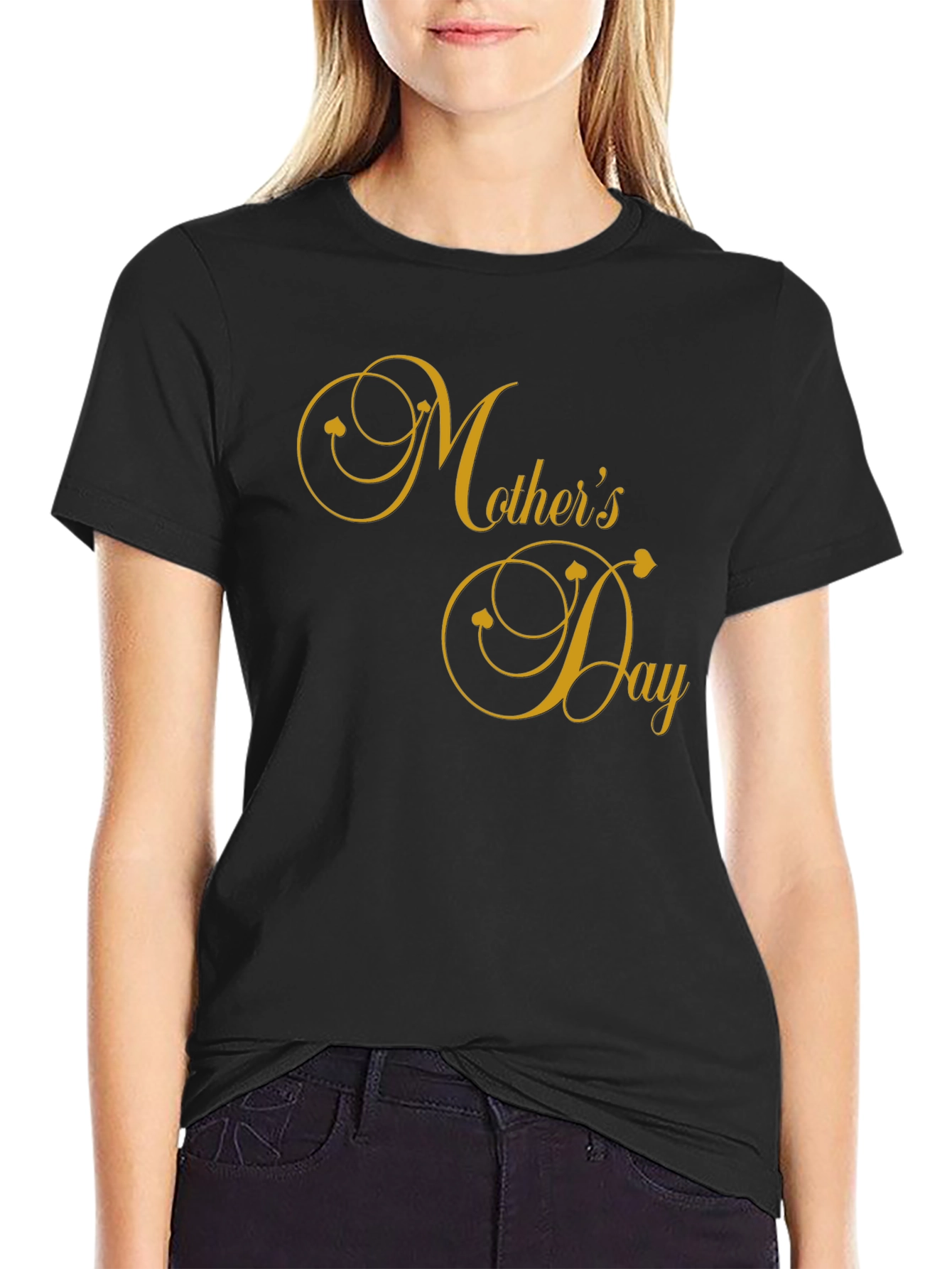 Mothers Day T-Shirt - Stylish Black Tee