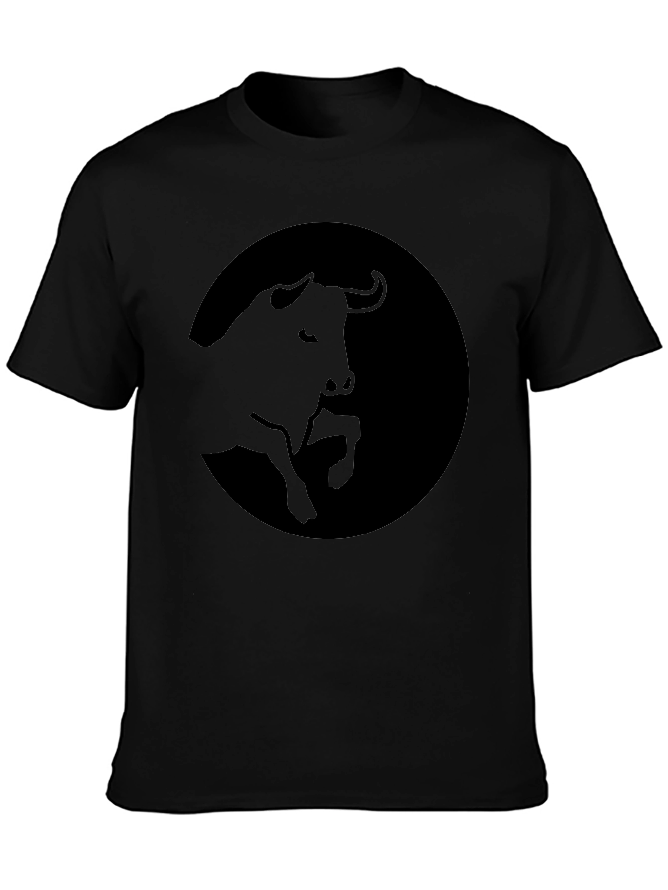 Black Bull Graphic Tee - Stylish Mens T-Shirt