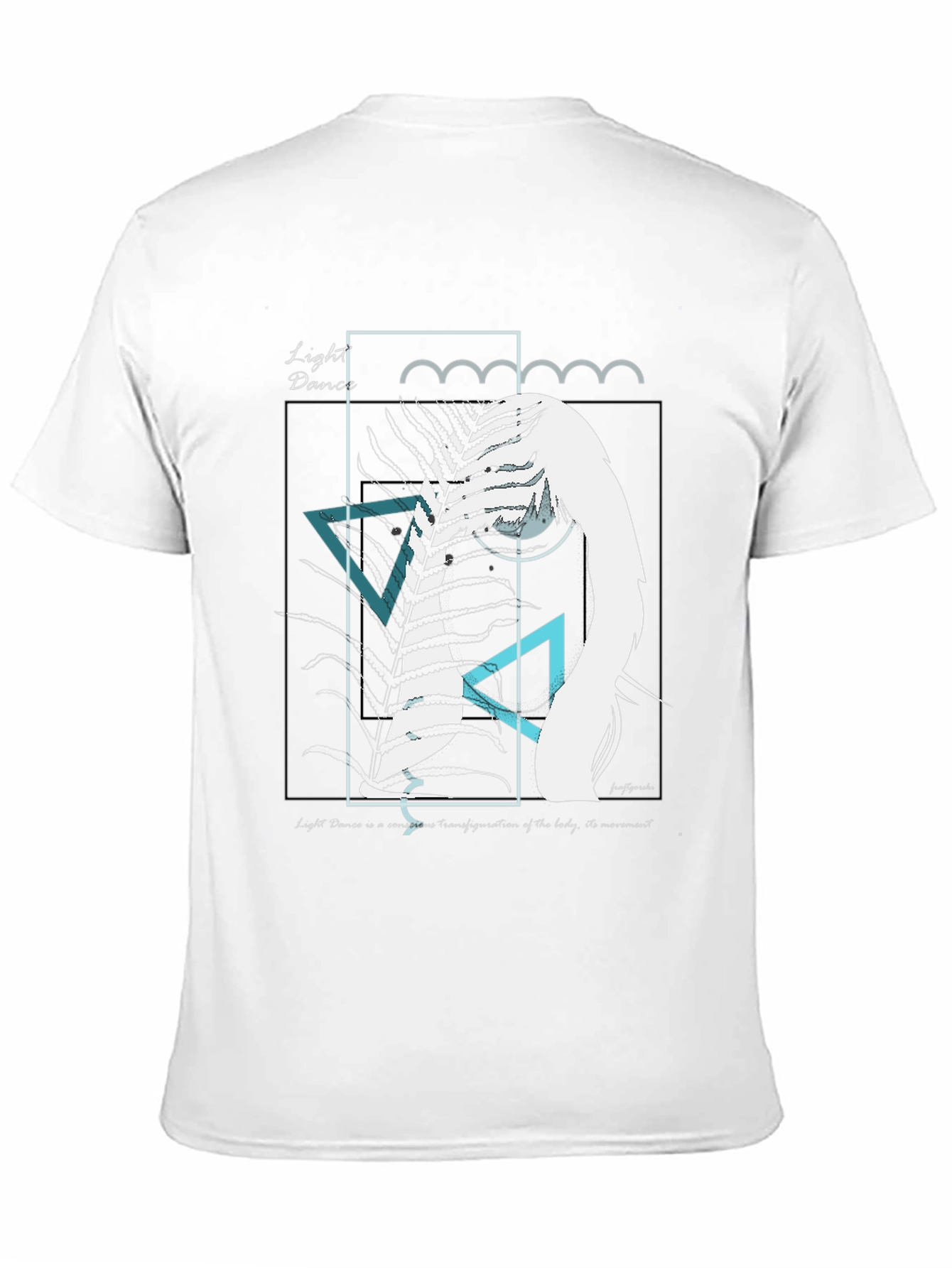 Abstract Art Graphic Tee - Light Dance