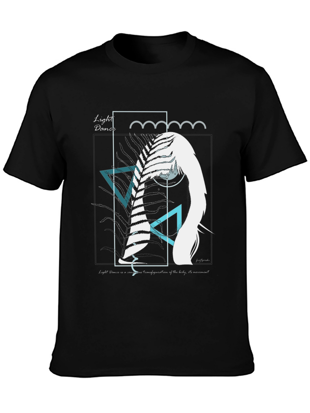 Abstract Art Graphic Tee - Light Dance