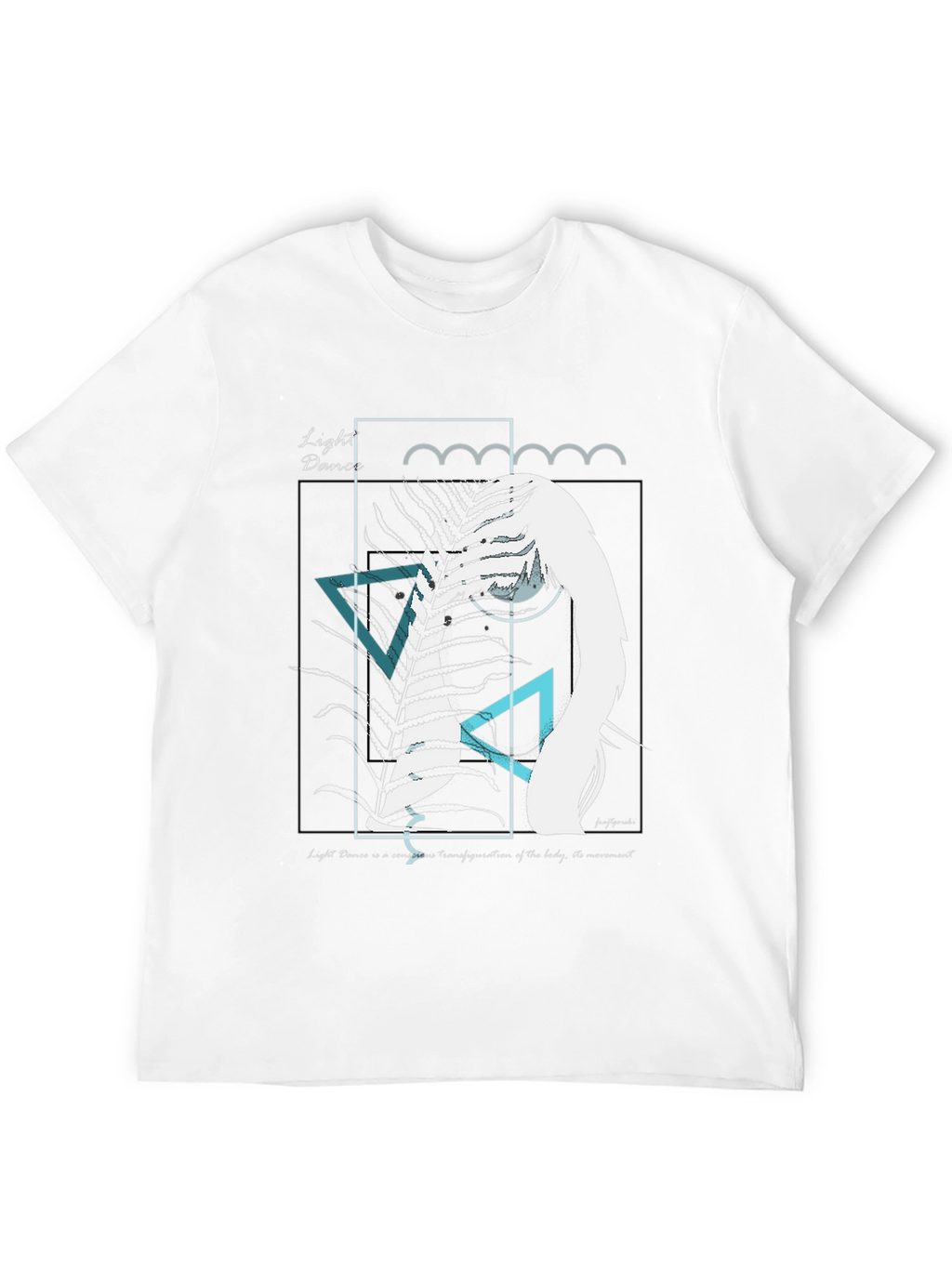 Abstract Art Graphic Tee - Light Dance