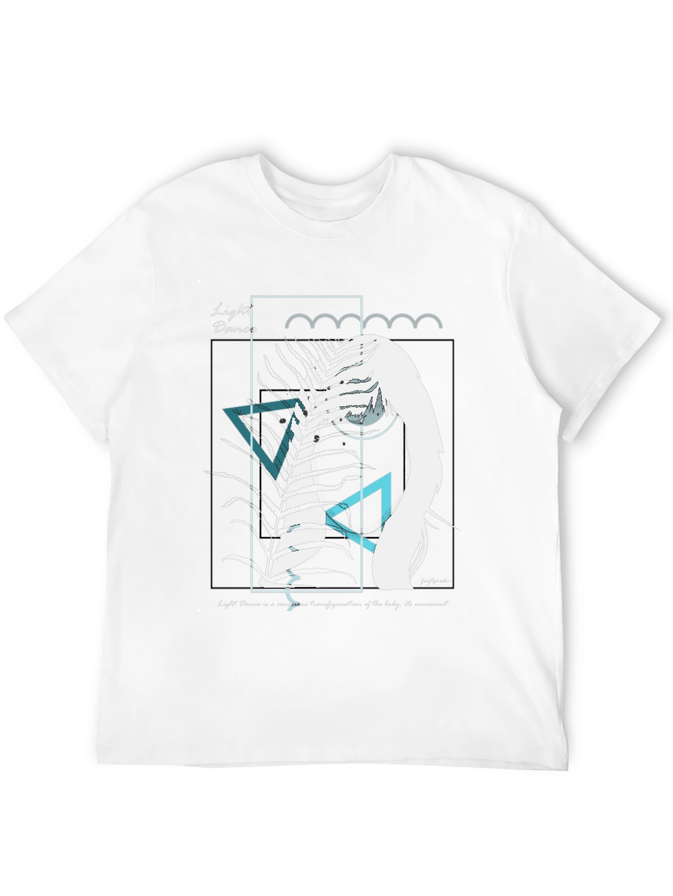 Abstract Art Graphic Tee - Light Dance