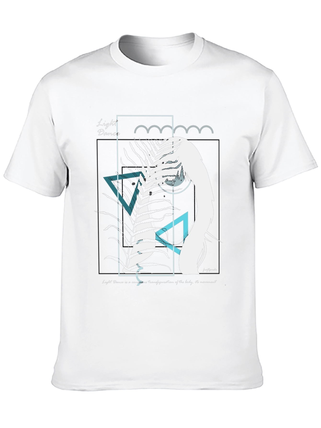Abstract Art Graphic Tee - Light Dance