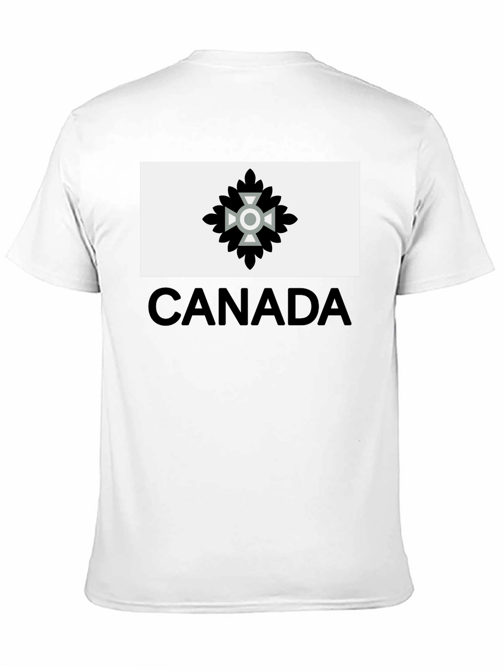Canada T-Shirt with Unique Emblem - Black