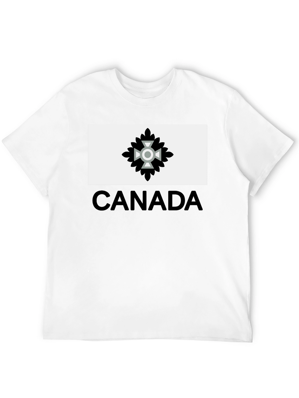 Canada T-Shirt with Unique Emblem - Black