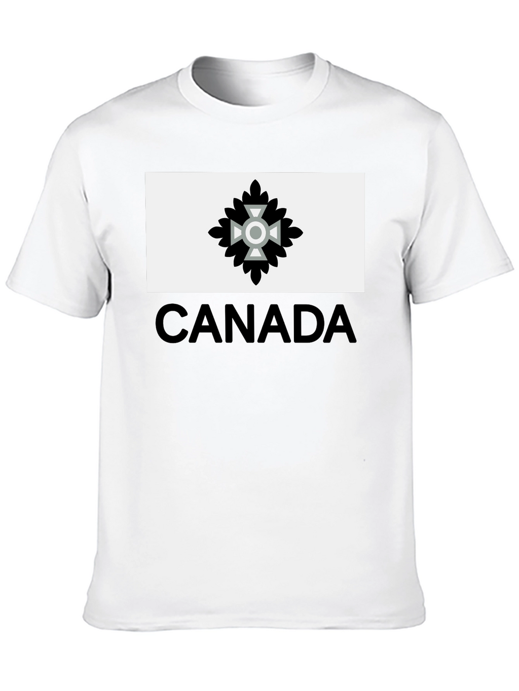 Canada T-Shirt with Unique Emblem - Black