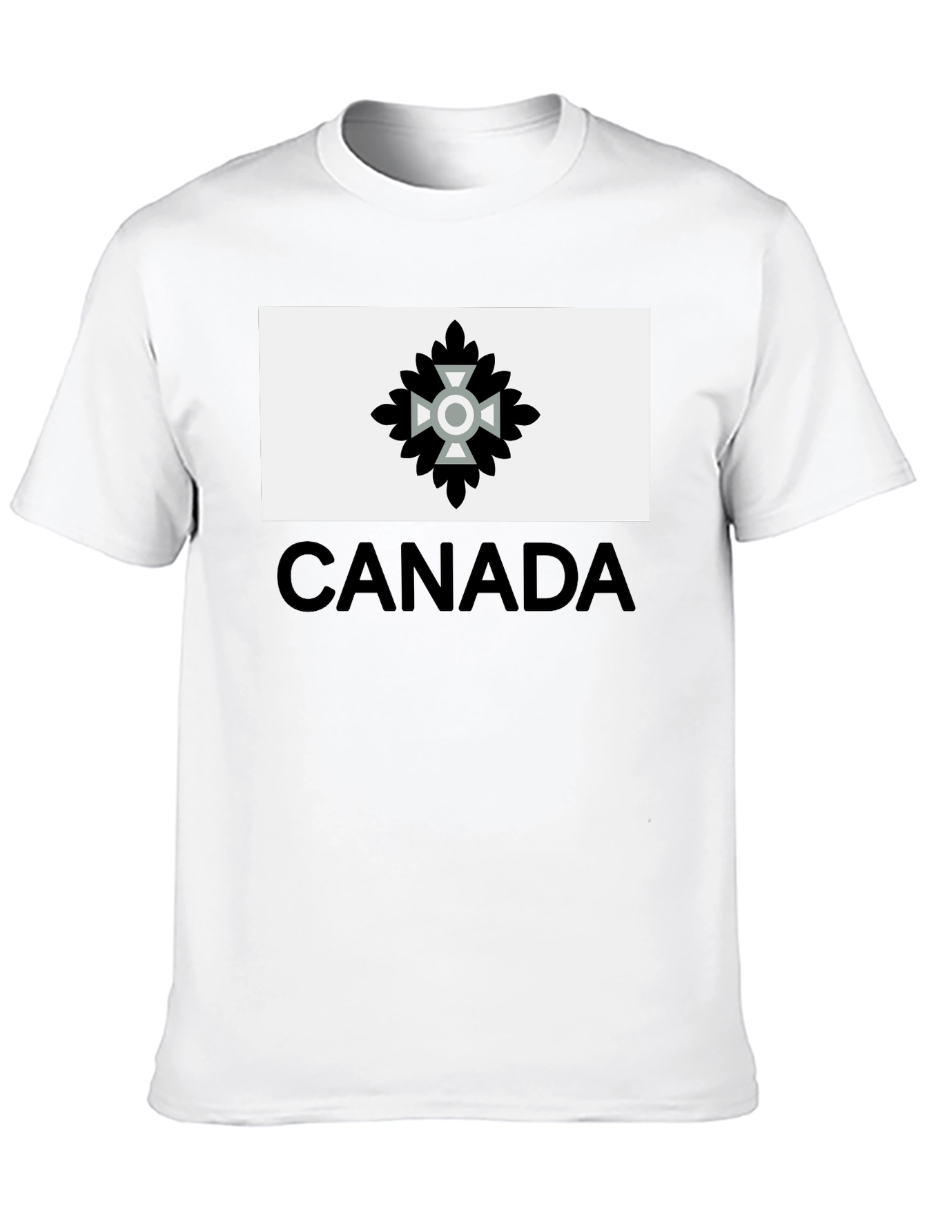 Canada T-Shirt with Unique Emblem - Black