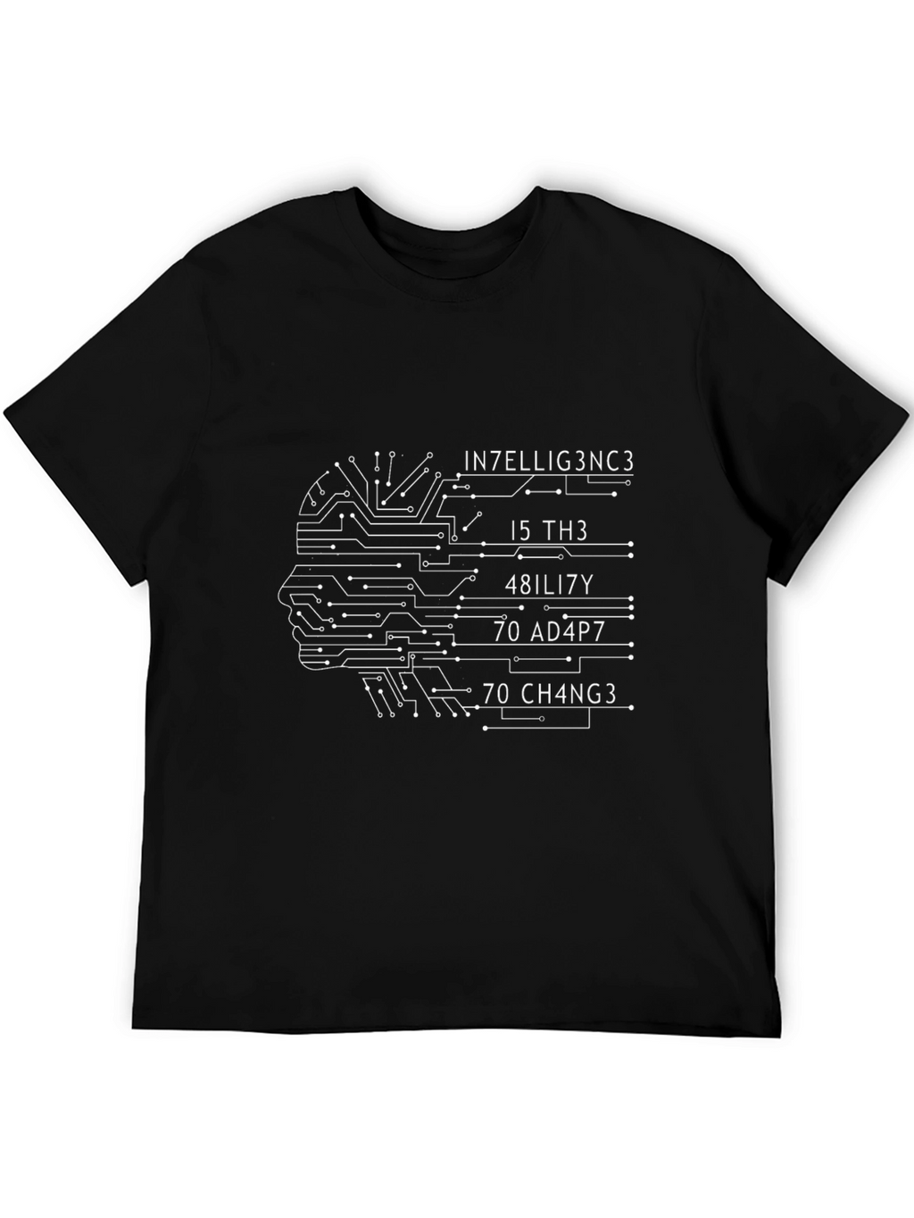 Intelligence Circuit T-Shirt - Black