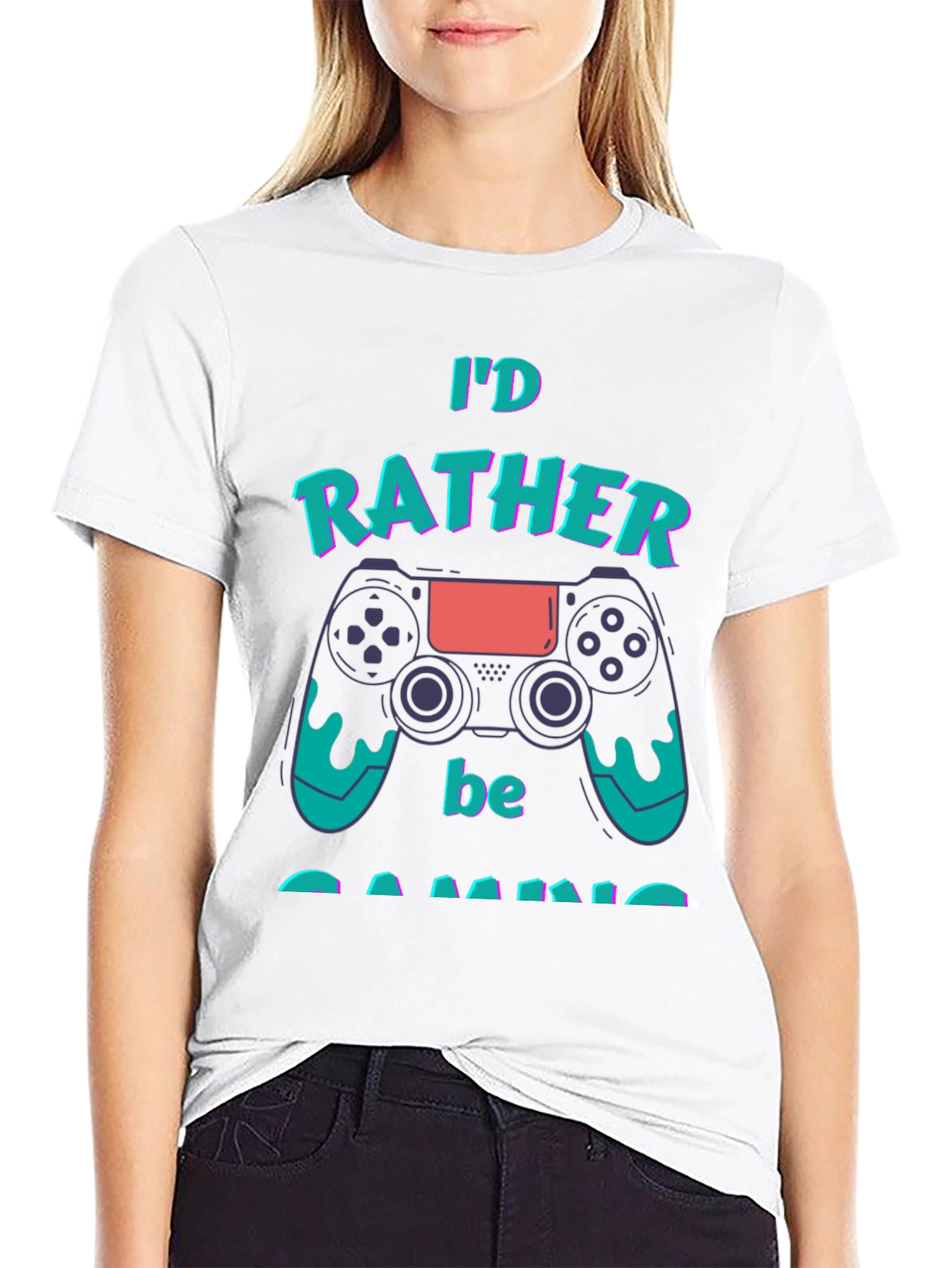 Id Rather Be Gaming T-Shirt - Gamer Gift