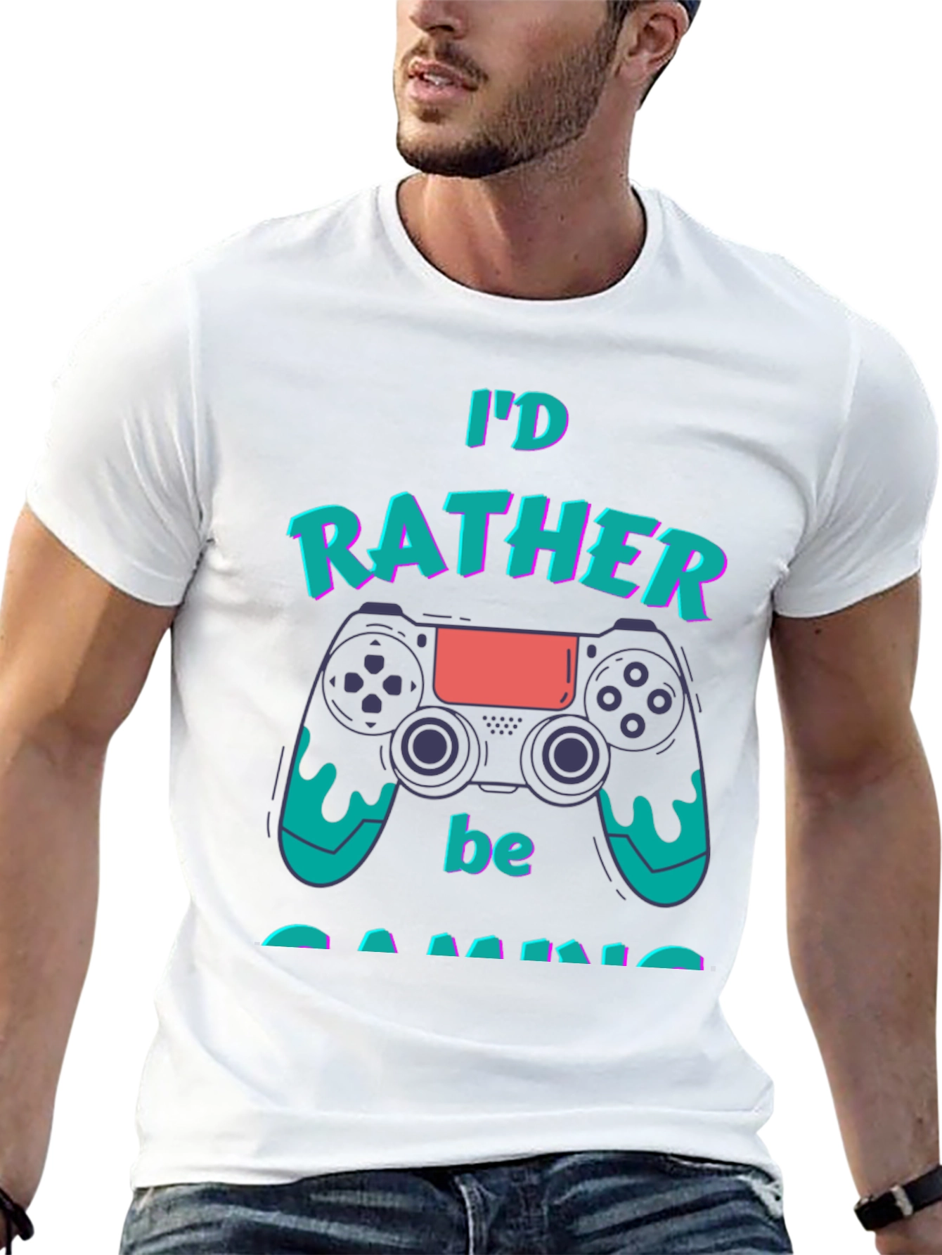 Id Rather Be Gaming T-Shirt - Gamer Gift