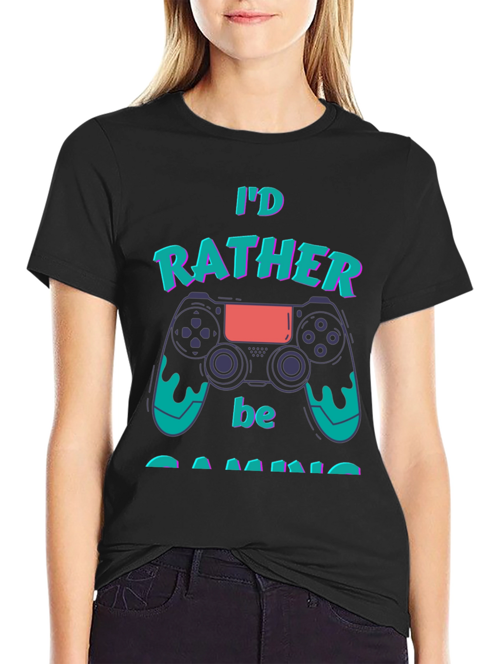 Id Rather Be Gaming T-Shirt - Gamer Gift