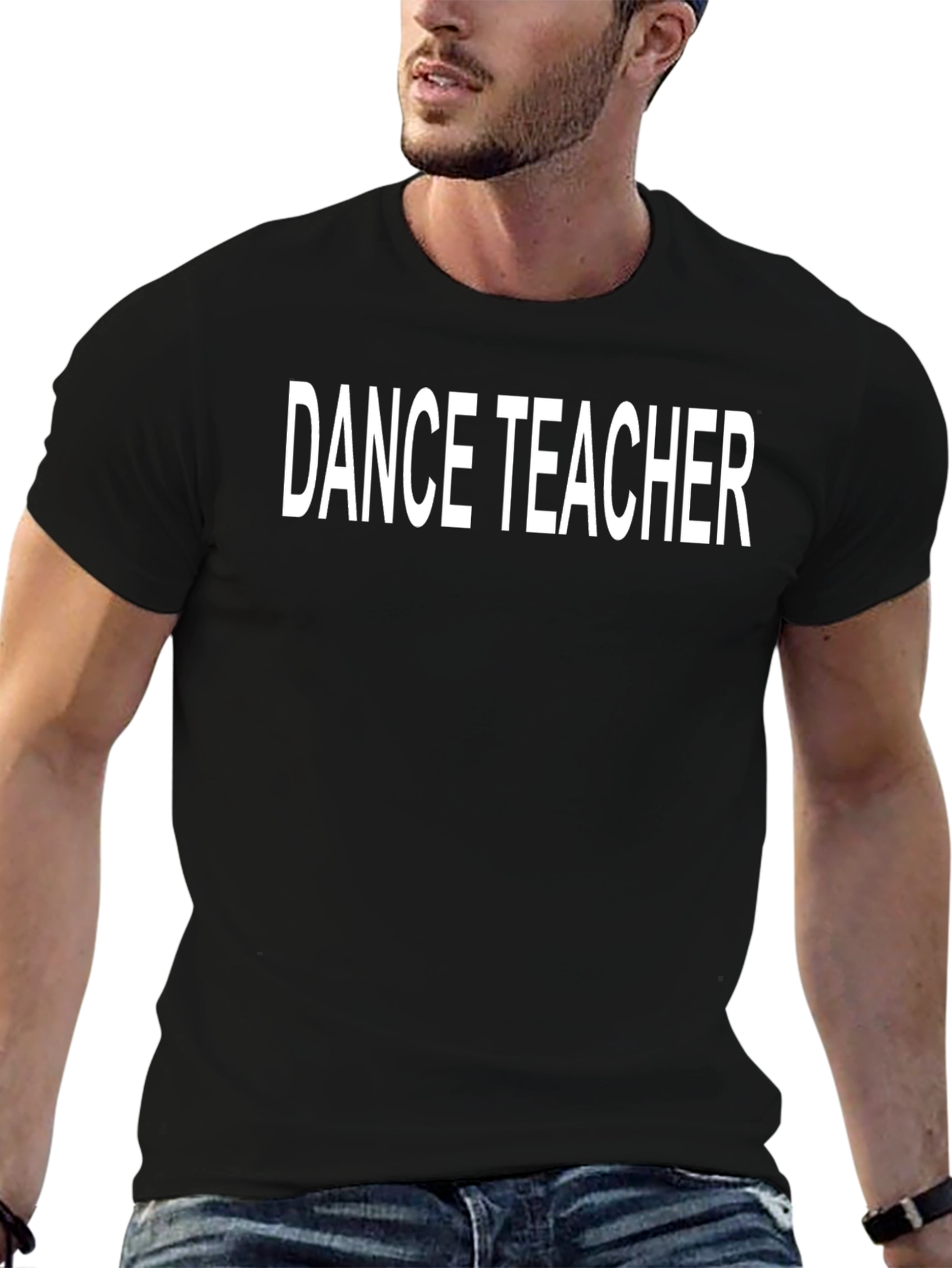 Dance Teacher T-Shirt - Black Cotton Graphic Tee