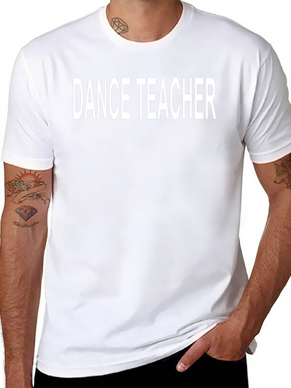 Dance Teacher T-Shirt - Black Cotton Graphic Tee