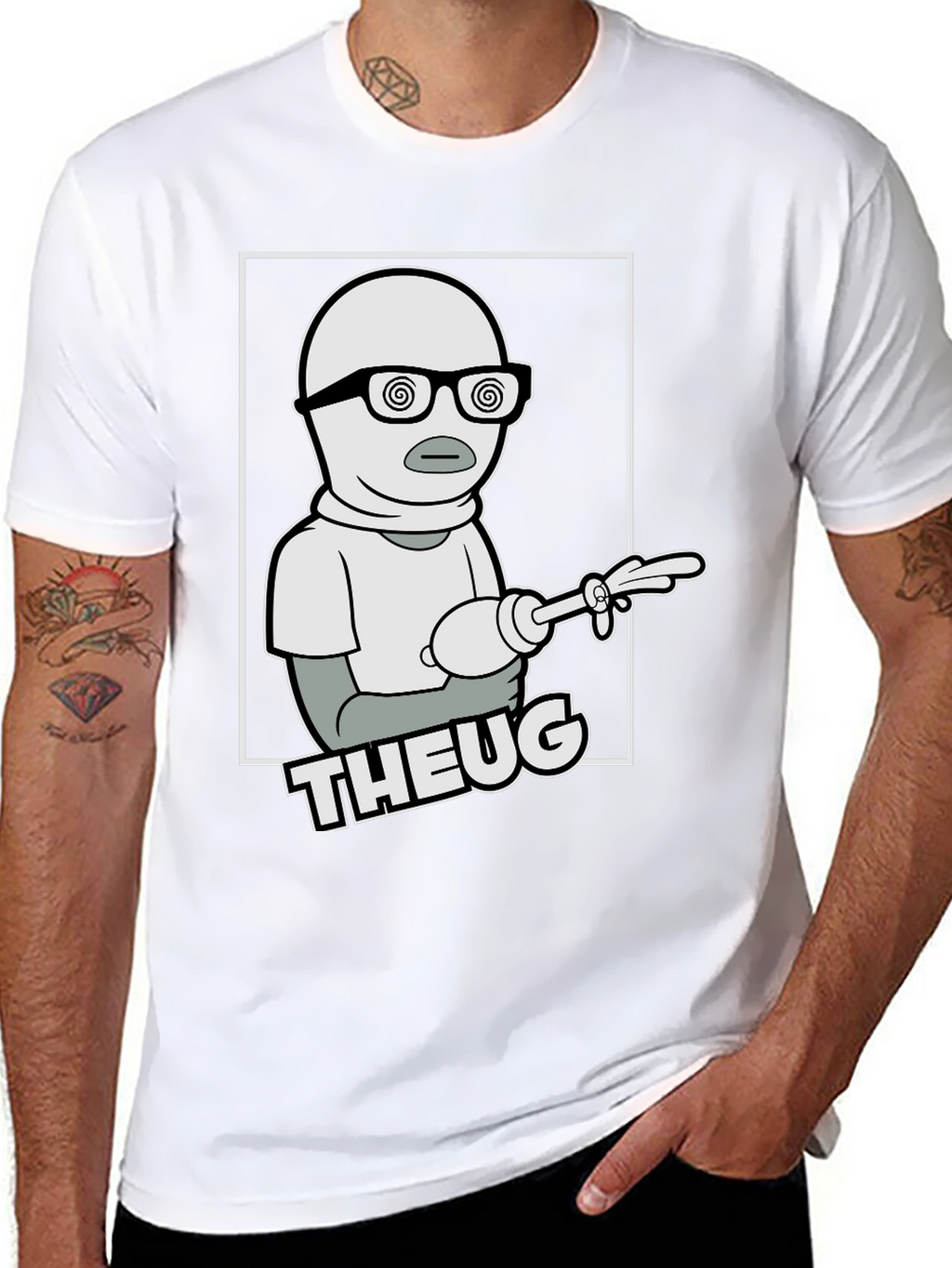 Theug Balaclava Cartoon T-Shirt