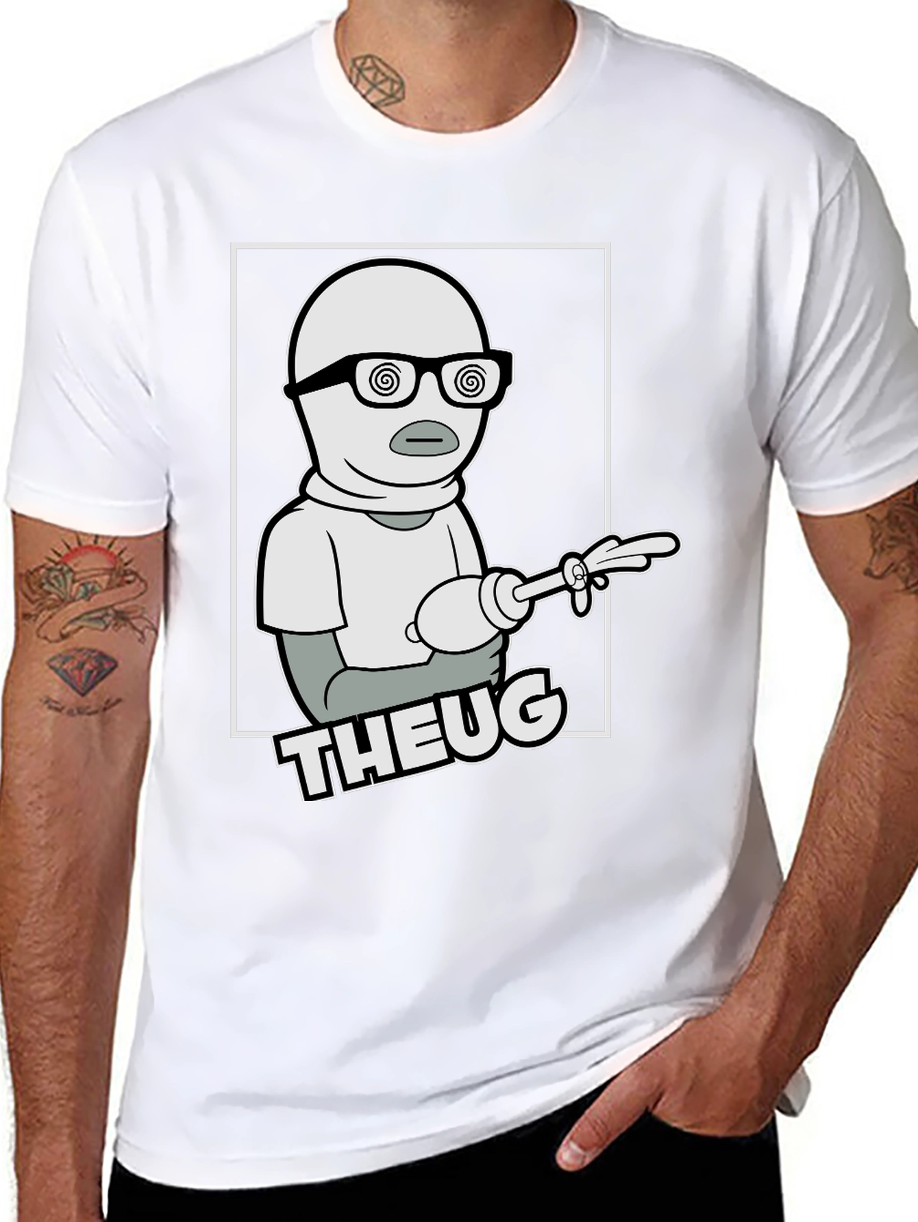Theug Balaclava Cartoon T-Shirt